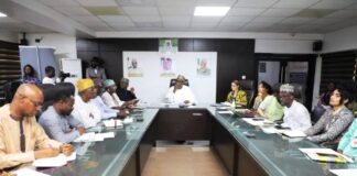 Meeting between the Coordinating Minister of Health and Social Welfare Prof. Muhammad Ali Pate,(CON) with Nutrition Stakeholders on Food and Nutrition Security in Nigeria
