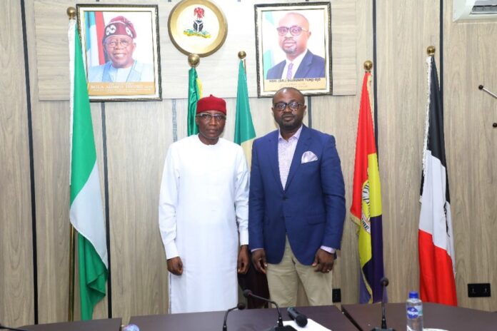 Identity Management1 L-R: Dr. I.B. Gashinbaki, President/Chairman of Council Chartered Institute of Forensics and Certified Fraud Investigators of Nigeria; Dr. Olubunmi Tunji-Ojo, Hon.Minister of Interior