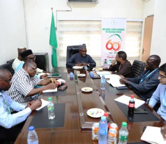 Cross section during the meeting with the Honourable Minister of State for Education, Hon. Dr. Yusuf Tanko Sununu, and the UNESCO delegate at FME headquarters in Abuja.