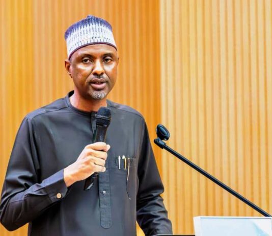 The Permanent Secretary of the Federal Ministry of Communications, Innovation and Digital Economy; Engr Faruk Yusuf Yabo.