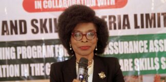The Director General, National Senior Citizens Centre, Dr. Emem Omokaro