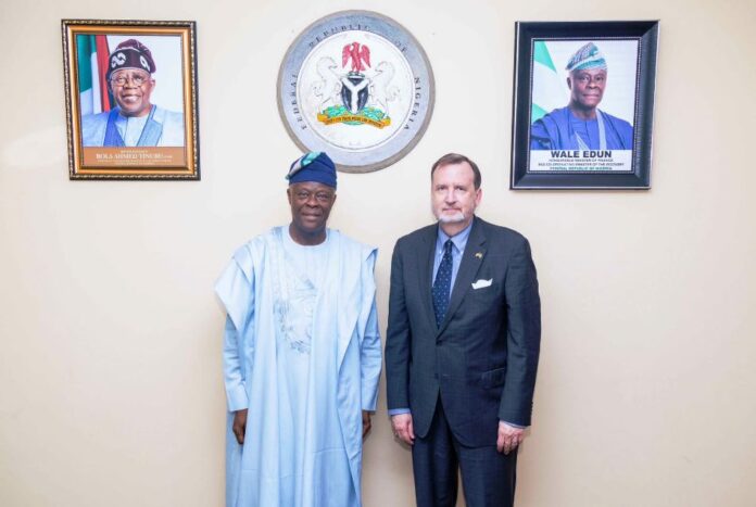 Edun Hosts Ambassador Richard Mills, Explores Economic Collaboration, Socio-Economic Solutions