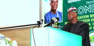 Honourable Minister of Finance and Coordinating Minister of the Economy, Mr. Wale Edun