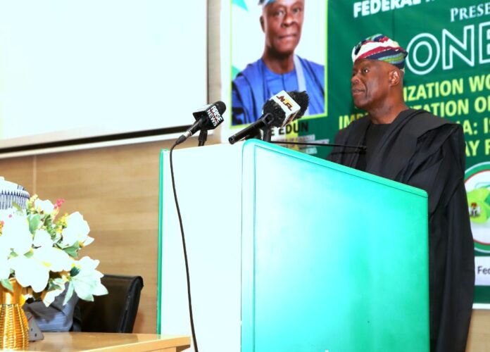 Honourable Minister of Finance and Coordinating Minister of the Economy, Mr. Wale Edun