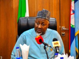 Honourable Minister of Defence, H.E. Mohammed Badaru Abubakar CON, mni