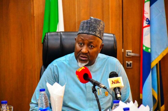Honourable Minister of Defence, H.E. Mohammed Badaru Abubakar CON, mni