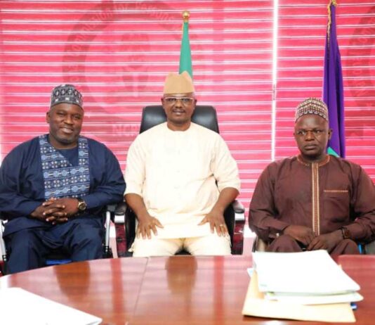 The Executive Secretary, Chief Gufwan, Dr. Lalu and Dr. Tanimu.