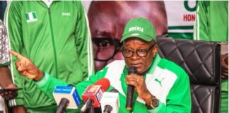 Minister of Sports Development, Senator John Owan Enoh