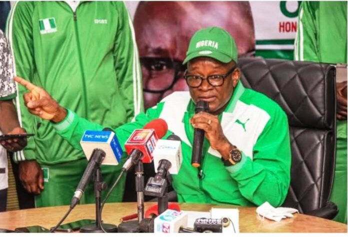 Minister of Sports Development, Senator John Owan Enoh