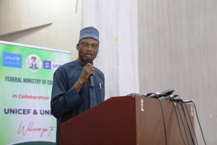 New National Policy on Skills Development The Honourable Minister for Education Prof Tahir Mamman giving the key note address during the one-day pre-validation meeting of stakeholders on the draft National policy on Skills Development at NUC Maitama Abuja