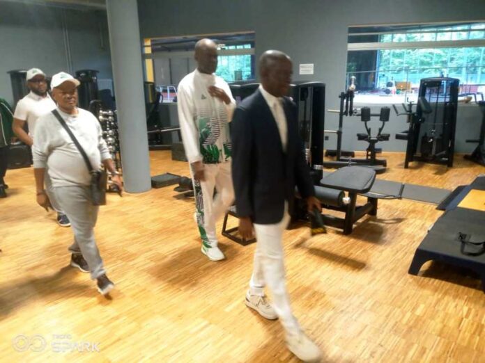 Honourable Minister and the Camp Officials