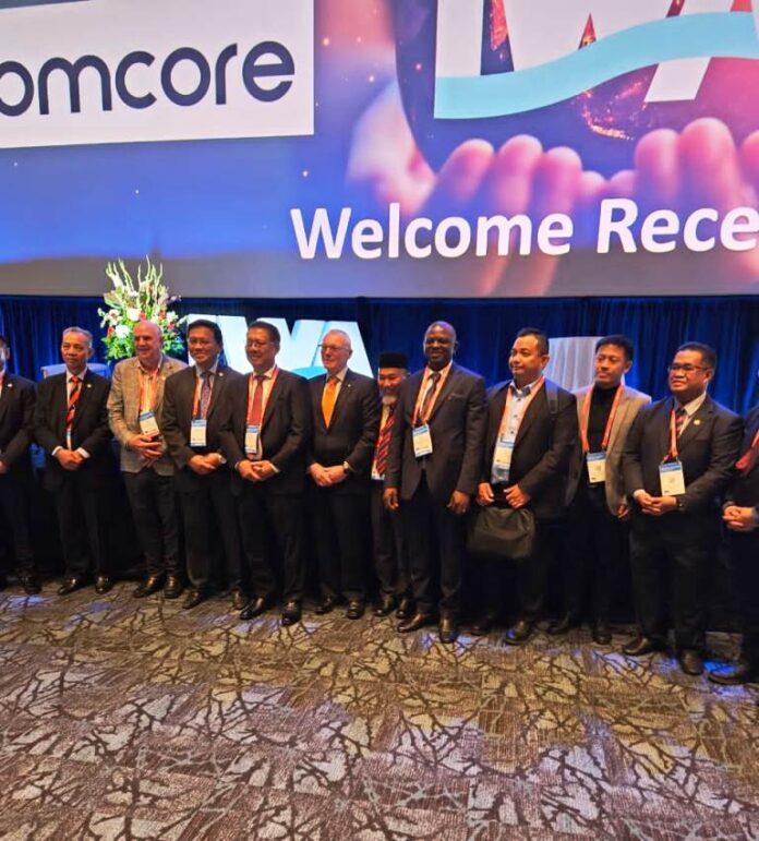 World Water Congress The Honourable Minister of Water Resources and Sanitation, Engr. Prof. Joseph Terlumun Utsev (4th from right), alongside other Water Resources Ministers from around the world, in a group photograph at the World Water Congress in Toronto, Canada.
