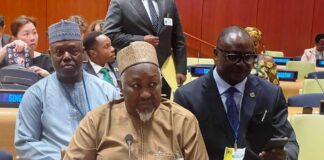 Honourable Minister of Defence, H.E. Mohammed Abubakar Badaru CON, mni