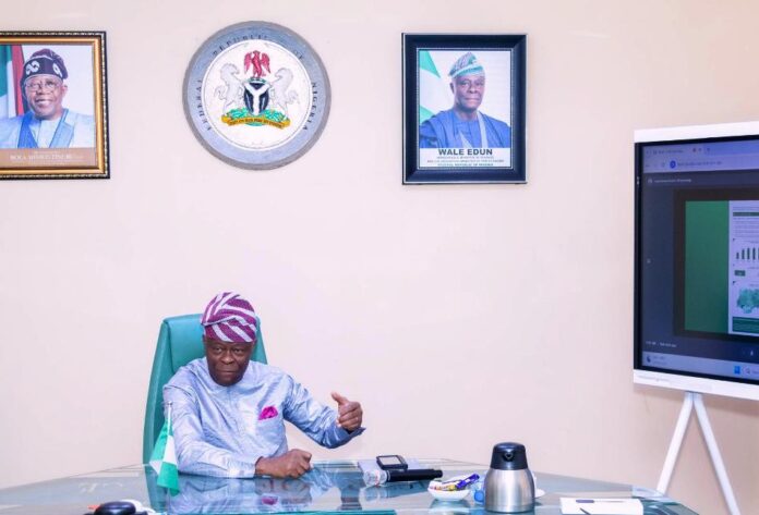 Honourable Minister of Finance and Coordinating Minister of the Economy, Mr. Wale Edun