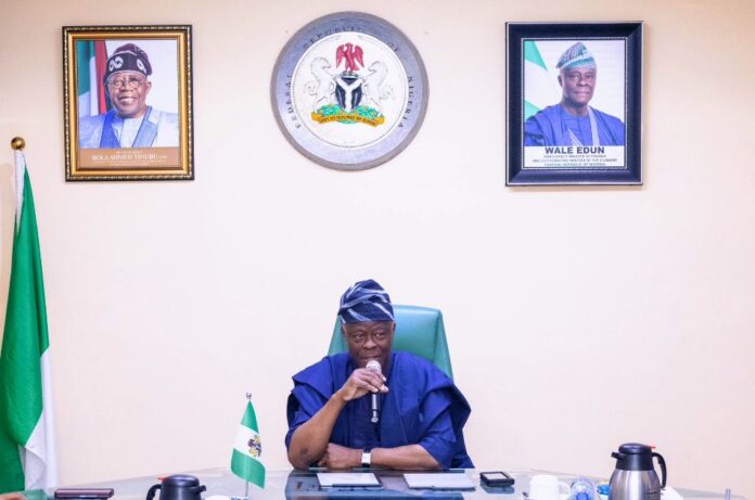 Honourable Minister of Finance and Coordinating Minister of the Economy, Mr. Wale Edun