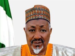 Honourable Minister of Defence, His Excellency Mohammed Badaru Abubakar, CON, mni,