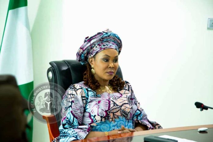 Honourable Minister of Women Affairs, Barrister (Mrs) Uju Kennedy-Ohanenye