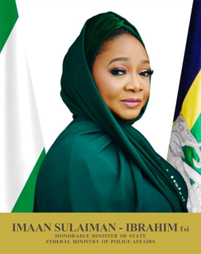 Honourable Minister of State for Police Affairs, Hajia Imaan Sulaiman Ibrahim