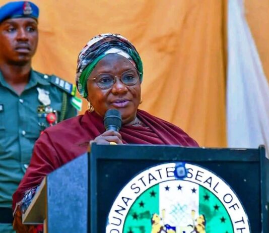 Deputy Governor of Kaduna State, Dr Hadiza Sabuwa Balarabe