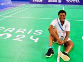 Eniola Bolaji, the bronze medalist at the paralympic badminton Games in Paris
