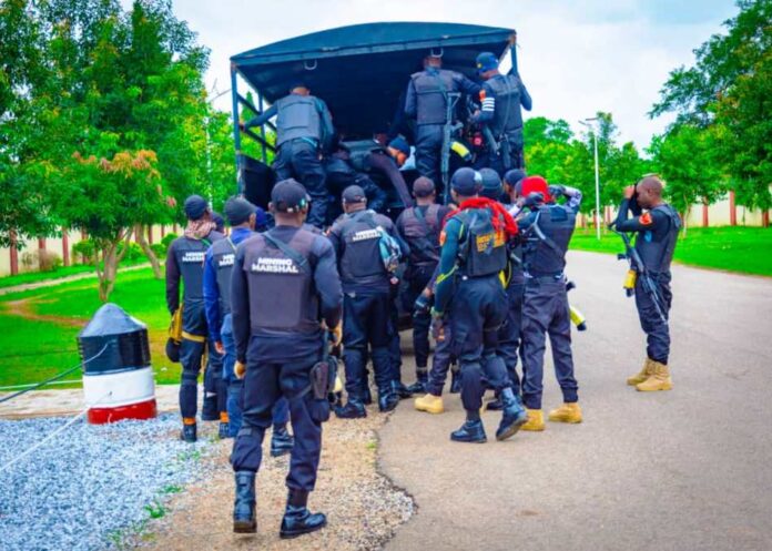 Mining Marshals Conduct Clearance Operations On Illegal Mine Site In Kogi