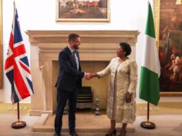 Photo (R-L): Head of the Civil Service of the Federation of Nigeria, Mrs Didi Esther Walson-Jack OON, mni and UK Cabinet Secretary and Head of the Civil Service, Rt. Hon. Simon Case