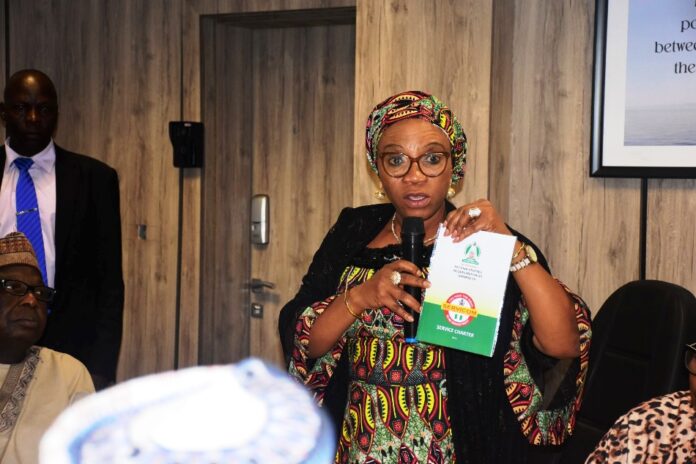 SERVICOM, Mrs Nnenna Akajemeli Mrs Nnenna Akajemeli, National Coordinator/ CEO SERVICOM PRESIDENCY Launching the SERVICOM Charter of the National Salaries and Wages Commission