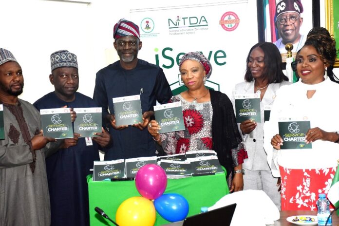 National Coordinator SERVICOM PRESIDENCY Mrs Nnenna Akajemeli at the NITDA 5th Service Charter.