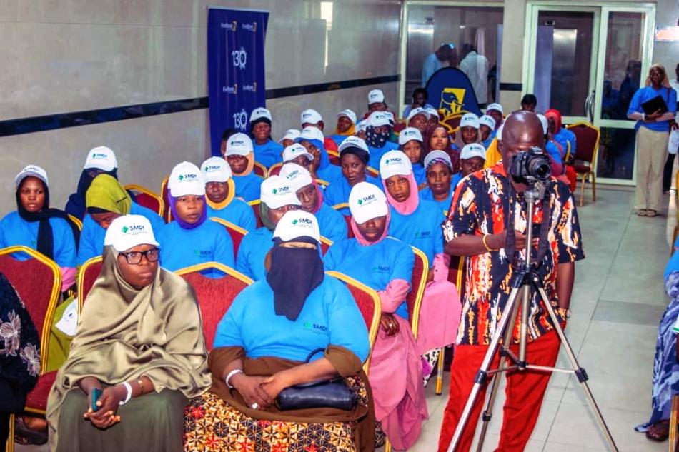 A cross section of participants during the Training