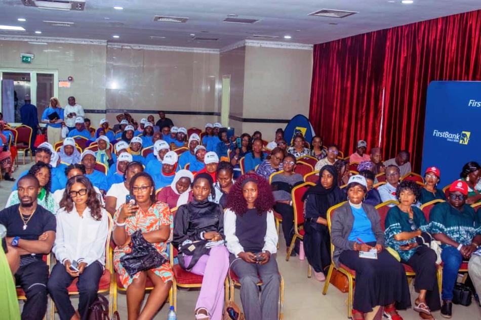 A cross section of participants during the Training