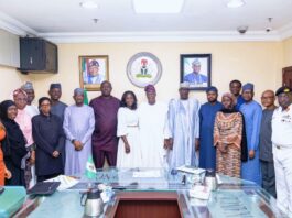 FROM LEFT TO RIGHT 1. Ola Adeniji- Office Of the SA Energy to the President 2. Moji Jimoh - NIMASA 3. Maijidda Ibrahim - NIMASA 4. Lawal Sade - NNPC 5. Amina Ado - FIRS 6. Sayyu Dantata - Dangote Refinary 7. Umar Ajiya -NNPC 8. Heineken Lokpobiri - Minister of State for Petroleum (oil) 9. Olu Verheijen - SA to the President on Energy 10. Wale Edun - Honorable Minister of Finance and Coordinating Minister of The Economy 11. Mele Kyari - GCEO NNPC Ltd 12. Zacch Adedeji - FIRS Chairman/ Chairman Technical Sub- Committee on the sale of crude in Naira. 13. Hauwa Ibrahim - SA to the Minister of Finance 14. Dapo Segun - NNPC 15. Aliyu Suleiman - Dangote Refinary 16. Olakunle Alake - Dangote Refinary 17. Commodore Oluseyi Oladipo - Nigerian Navy