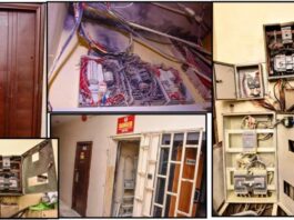 Fire Incident At The Federal Ministry Of Works, Headquarters, Mabushi, Abuja