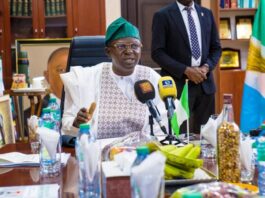 The Honourable Minister, Federal Ministry of Water Resources and Sanitation and Chairman of the Inter-Ministerial Technical Committee on the Evaluation of Dams in Nigeria, Engr. Prof. Joseph Terlumun Utsev, presided over the inaugural meeting of the committee today in his office in Abuja.