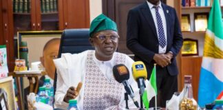 The Honourable Minister, Federal Ministry of Water Resources and Sanitation and Chairman of the Inter-Ministerial Technical Committee on the Evaluation of Dams in Nigeria, Engr. Prof. Joseph Terlumun Utsev, presided over the inaugural meeting of the committee today in his office in Abuja.