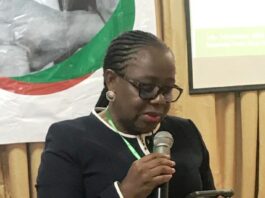 Dr. Magdalene Ajani, Permanent Secretary, Ministry of Interior at the Performance Management Workshop