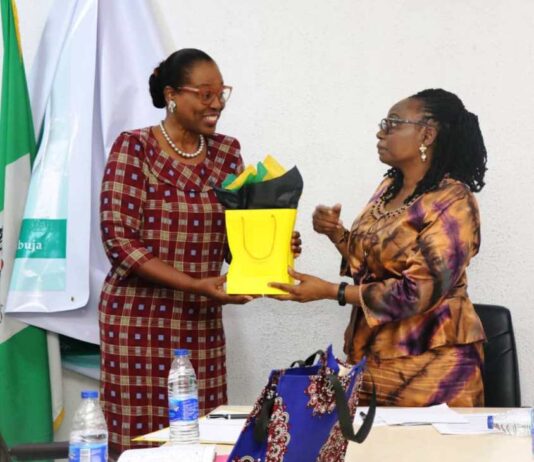 L to R AMB. Sheila Sealy Monteith, Permanent Secretary of Foreign Affairs and Foreign Trade of Jamaica and Permanent Secretary of FMAC, TOURISM AND CREATIVE ECONOMY, IBIENE ROBERTS