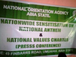 Federal Government Approves Nation-wide Sensitization on National Anthem and National Values Charter