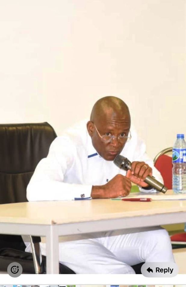 Twelve-Member Ministerial Delivery Committee1 The Hon minister of sports Development,Sen John owan Enoh, at the inauguration of members of the ministerial Delivery committee