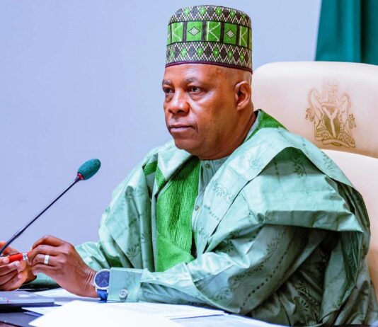 Vice President, Senator Kashim Shettima