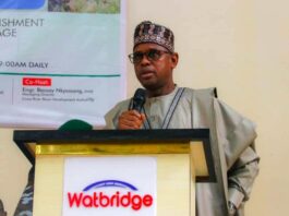 Honourable Minister of State for Water Resources and Sanitation, Bello Muhammad Goronyo, Esq.