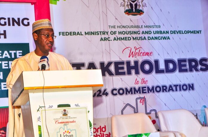 Minister of Housing and Urban Development, Arc. Ahmed Musa Dangiwa