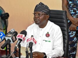 The Honourable Minister of Water Resources and Sanitation, Engr. Prof. Joseph Terlumun Utsev, briefed the press today, Friday, 15th November 2024, at the Ministry’s Conference Room in Abuja on the progress towards an Open Defecation Free Nigeria and the forthcoming World Toilet Day Celebration, scheduled for Tuesday, 19th November 2024.