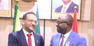 L-R: UNHCR Representative in Nigeria, Mr. Arjun Jain and Hon. Minister of Interior, Dr. Olubunmi Tunji-Ojo