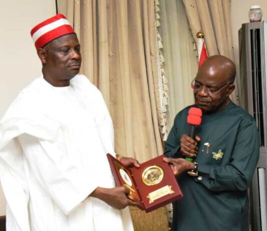 Governor Alex Otti Receives 2023 NNPP Presidential candidate, Senator Rabi'u Musa Kwankwaso And Graduands Of Nigeria Police Academy