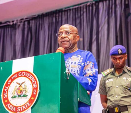 Abia State Governor Dr. Alex Otti, OFR