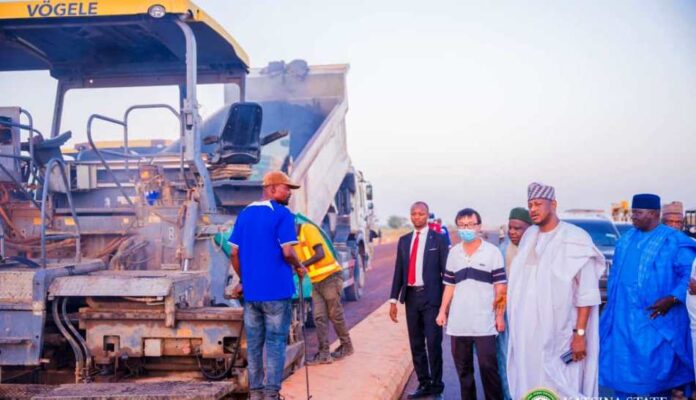 Governor Radda visits construction site of 24kms Katsina Eastern By-Pass