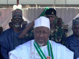 Honourable Minister of Defence, H.E. Mohammed Badaru Abubakar CON, mni,