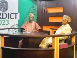 Minister Idris at FRCN Kaduna (HANNU DA YAWA, HAUSA PROGRAMME) for public engagement