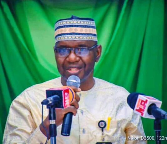 The Representative of the Permanent Secretary, FMAFS,Director, Department of Planning and Policy Coordination Mr Ibrahim Tanimu during the Workshop in Abuja.