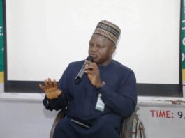 The Executive Secretary, NCPWD, Chief Ayuba Gufwan.